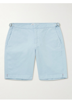Orlebar Brown - Dane II Straight-Leg Cotton-Twill Shorts - Men - Blue - UK/US 28