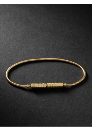 Luis Morais - Liquid Plug Lock 18-Karat Gold Bracelet - Men - Gold