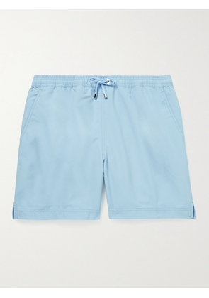 Sunspel - Mid-Length Recycled SEAQUAL Swim Shorts - Men - Blue - XS