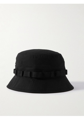 WTAPS - Jungle 02 Logo-Embroidered Cotton-Ripstop Bucket Hat - Men - Black - medium