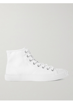 Acne Studios - Rubber-Trimmed Canvas High-Top Sneakers - Men - White - EU 40