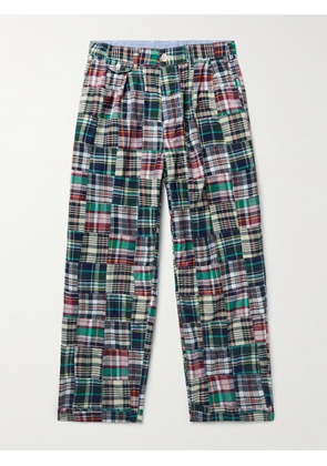 Beams Plus - Throwing Fits Tapered Cropped Checked Cotton Trousers - Men - Multi - S