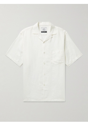 Portuguese Flannel - Dogtown Convertible-Collar Linen Shirt - Men - White - XS