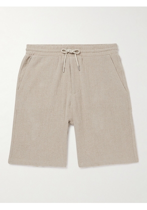 NN07 - Jerry Straight-Leg Linen-Gauze Drawstring Shorts - Men - Neutrals - S