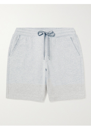 Håndværk - Varsity Straight-Leg Cotton-Jersey Drawstring Shorts - Men - Gray - S