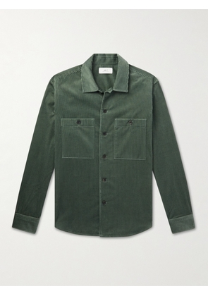 Mr P. - Cotton and Cashmere-Blend Corduroy Overshirt - Men - Green - XS