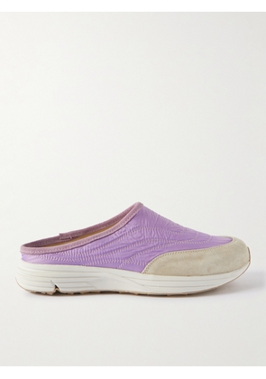 Diemme - Maggiore Slip-On Suede-Trimmed Nylon Sneakers - Men - Purple - EU 39.5
