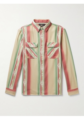 RRL - Matlock Striped Cotton Oxford Shirt - Men - Brown - S
