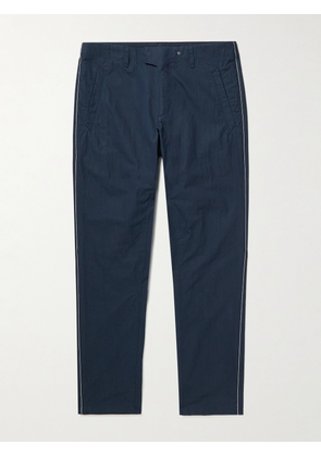 Rag & Bone - Otis Flyweight Slim-Fit Tapered Cotton-Blend Trousers - Men - Blue - UK/US 28