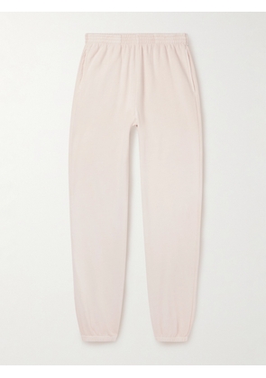 John Elliott - Interval Tapered Cotton-Jersey Sweatpants - Men - Pink - S
