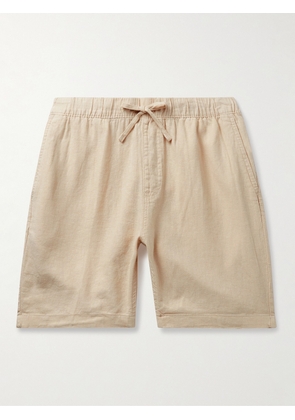 Onia - Straight-Leg Linen-Blend Drawstring Shorts - Men - Neutrals - S