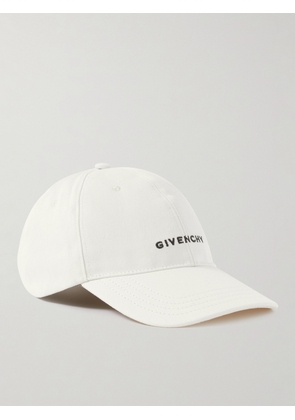 Givenchy - Logo-Embroidered Cotton-Blend Twill Baseball Cap - Men - White