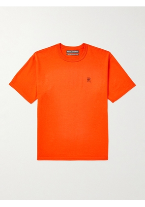 REESE COOPER® - Logo-Print Cotton-Jersey T-Shirt - Men - Orange - S