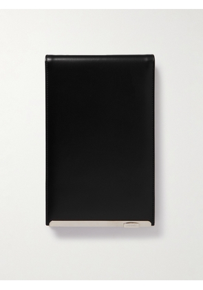 PINEIDER - Leather Desk Notepad - Men - Black