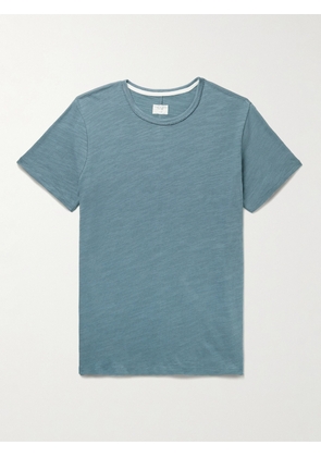Rag & Bone - Classic Flame Slub Cotton-Jersey T-Shirt - Men - Blue - XS