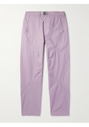 POST ARCHIVE FACTION - 5.0 Right Straight-Leg Cotton-Blend Trousers - Men - Purple - XS