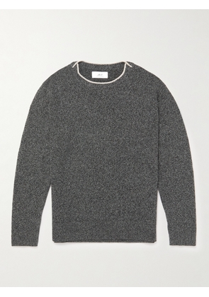 Mr P. - Contrast-Tipped Wool Sweater - Men - Gray - XS