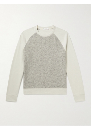 Mr P. - Panelled Cotton-Blend Sweatshirt - Men - Gray - XXS