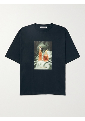 Acne Studios - Edlund Logo-Print Cotton-Jersey T-Shirt - Men - Black - XXS