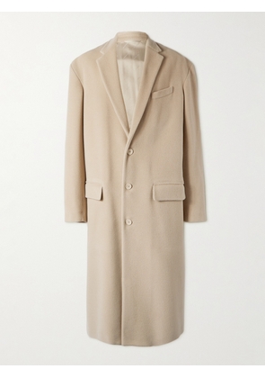 Balenciaga - Oversized Brushed Alpaca and Wool-Blend Coat - Men - Neutrals - IT 44
