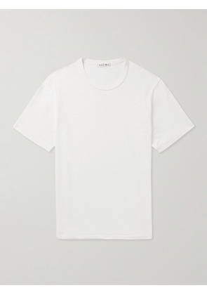 Alex Mill - Standard Slim-Fit Slub Cotton-Jersey T-Shirt - Men - White - XS