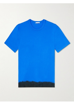 James Perse - Garment-Dyed Cotton-Jersey T-Shirt - Men - Blue - 1