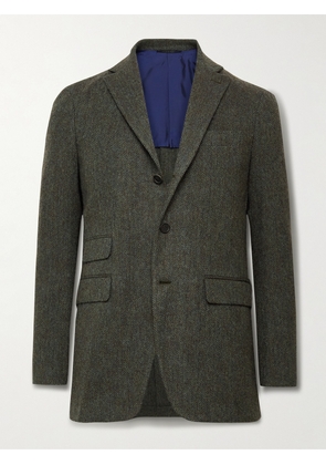 Sid Mashburn - No. 3 Herringbone Wool-Tweed Blazer - Men - Green - IT 46