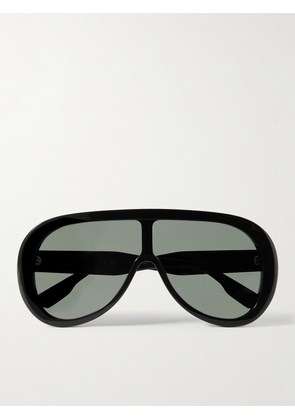 Gucci - Aviator-Style Acetate Sunglasses - Men - Black