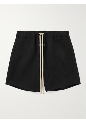 Fear of God - Eternal Wide-Leg Wool and Cashmere-Blend Drawstring Shorts - Men - Black - XS