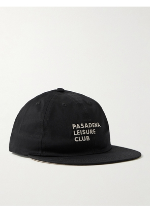 Pasadena Leisure Club - Logo-Embroidered Cotton-Twill Baseball Cap - Men - Black