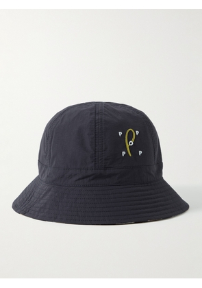 Pop Trading Company - Paul Smith Reversible Logo-Embroidered Recycled-Shell Bucket Hat - Men - Blue - M