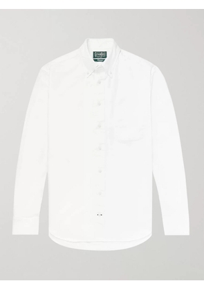 GITMAN VINTAGE - Button-Down Collar Cotton Oxford Shirt - Men - White - XS
