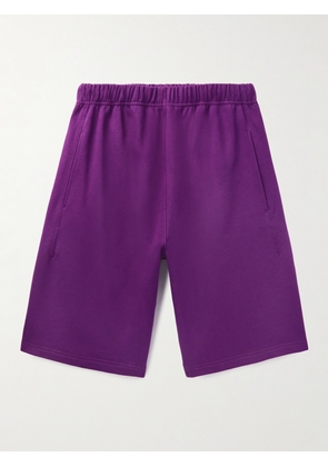 KENZO - Straight-Leg Cotton-Jersey Shorts - Men - Purple - XS