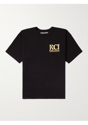 REESE COOPER® - Logo-Print Cotton-Jersey T-Shirt - Men - Black - S