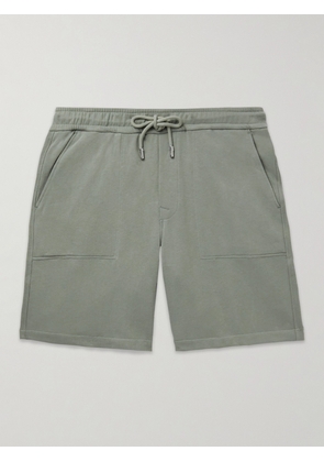 Mr P. - Straight-Leg Cotton-Jersey Drawstring Shorts - Men - Green - XXS