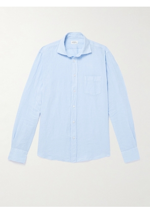 Hartford - Paul Pat Linen Shirt - Men - Blue - S