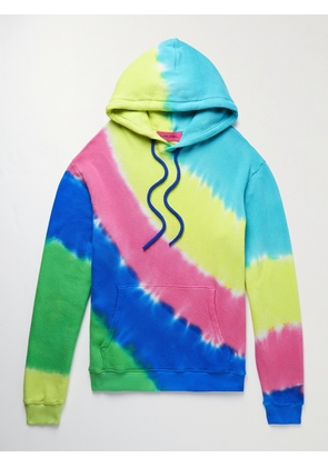 The Elder Statesman - Oversized Tie-Dyed Cotton and Cashmere-Blend Jersey Hoodie - Men - Multi - S