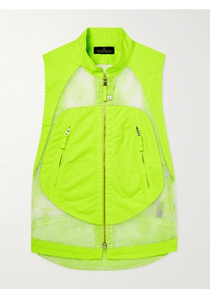 STONE ISLAND SHADOW PROJECT - Ripstop-Panelled Cotton-Blend Twill Gilet - Men - Green - S