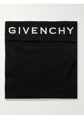 Givenchy - Logo-Embroidered Stretch-Jersey Balaclava - Men - Black - M