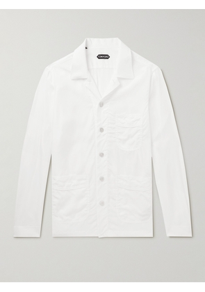 TOM FORD - Lyocell Shirt - Men - White - EU 39