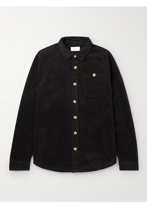 Onia - Jumbo Cotton-Corduroy Shirt Jacket - Men - Black - S
