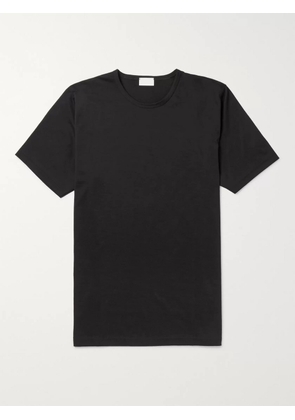 Håndværk - Pima Cotton T-Shirt - Men - Black - S