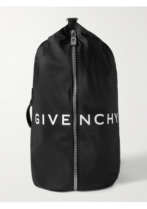 Givenchy - G-Zip Logo-Print Shell Backpack - Men - Black
