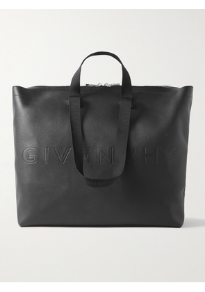 Givenchy - G-Shopper XL Logo-Embossed Leather Tote Bag - Men - Black