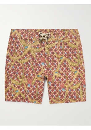 Faherty - Long-Length Printed Recycled Swim Shorts - Men - Red - UK/US 30
