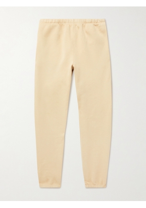 Les Tien - Tapered Garment-Dyed Cotton-Jersey Sweatpants - Men - Neutrals - S
