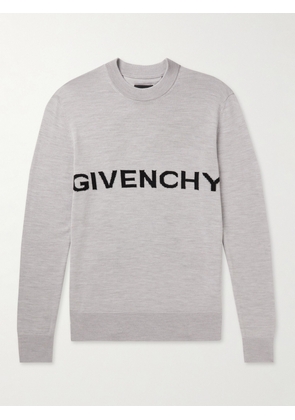 Givenchy - Disney Oswald Slim-Fit Intarsia Wool Sweater - Men - Gray - XS