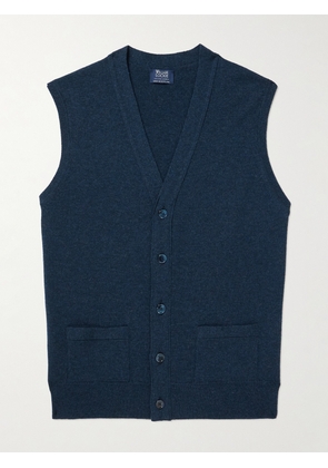 William Lockie - Oxton Cashmere Sweater Vest - Men - Blue - S