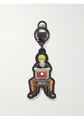 Montblanc - Naruto Printed Leather Key Fob - Men - Orange