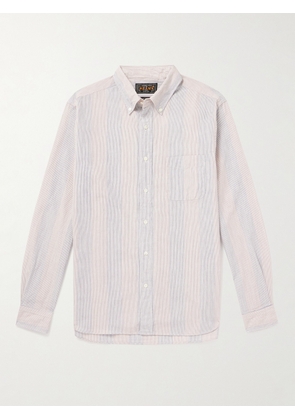 Beams Plus - Striped Cotton-Twill Shirt - Men - White - S